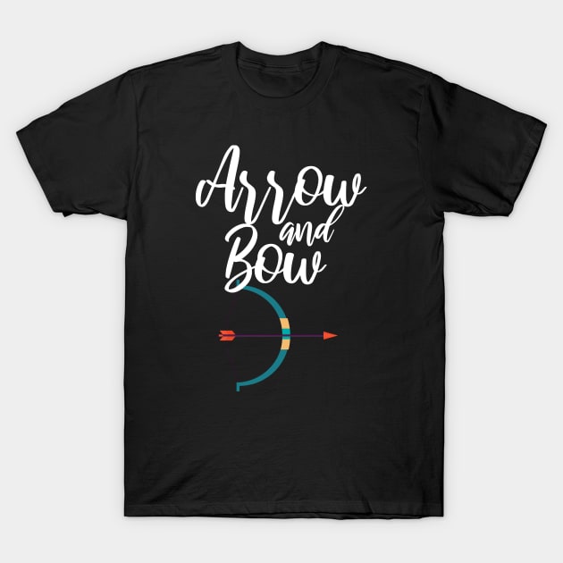 Archery arrow and bow T-Shirt by maxcode